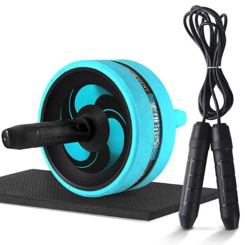 Ensemble 2-en-1 Ab Roller et corde à sauter