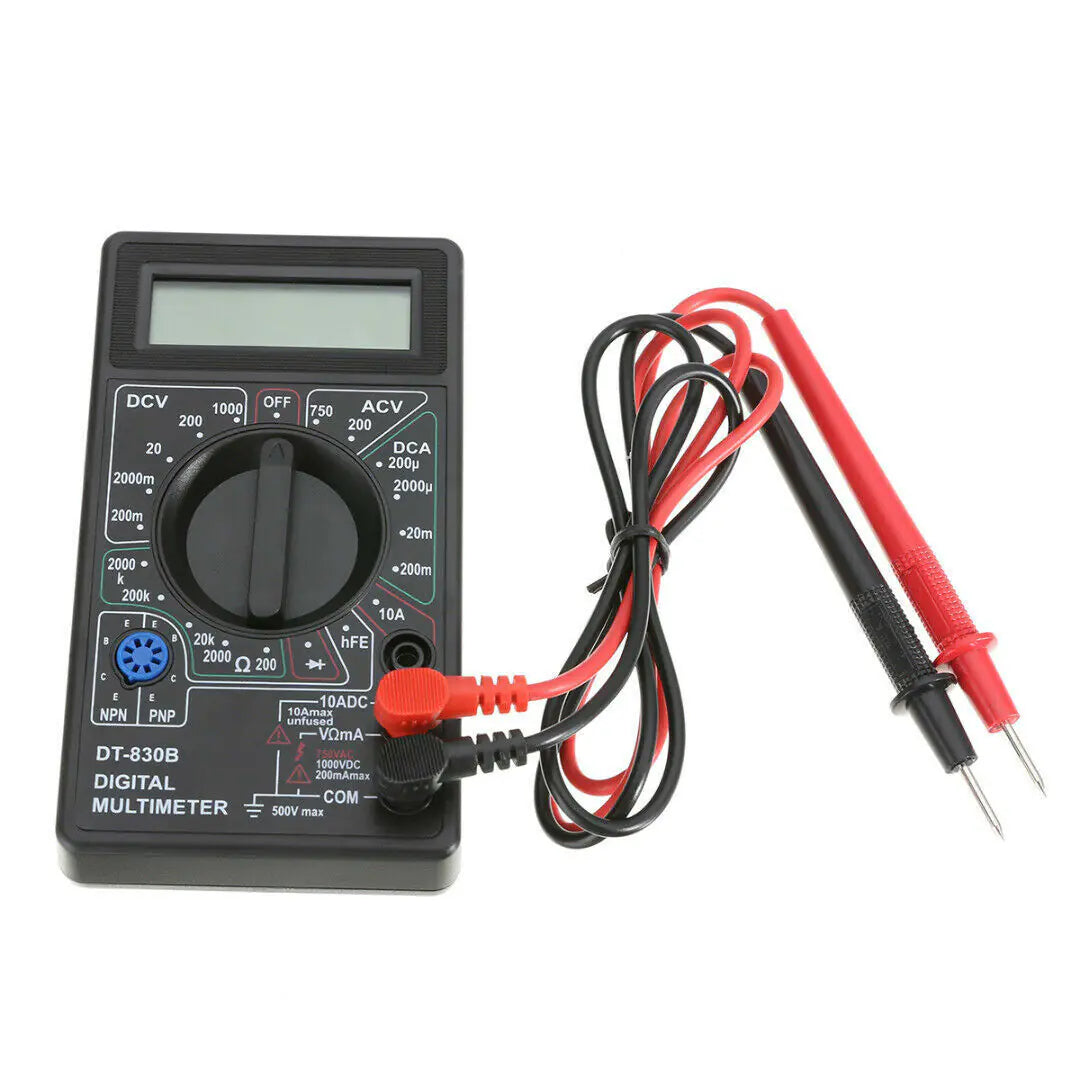 Multimètre numérique 7 Fn AC DC Voltage Volt 10 Amp Current Resistance Ohm Meter