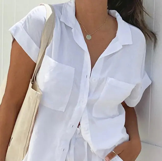 Chemise À Manches Courtes Et Short