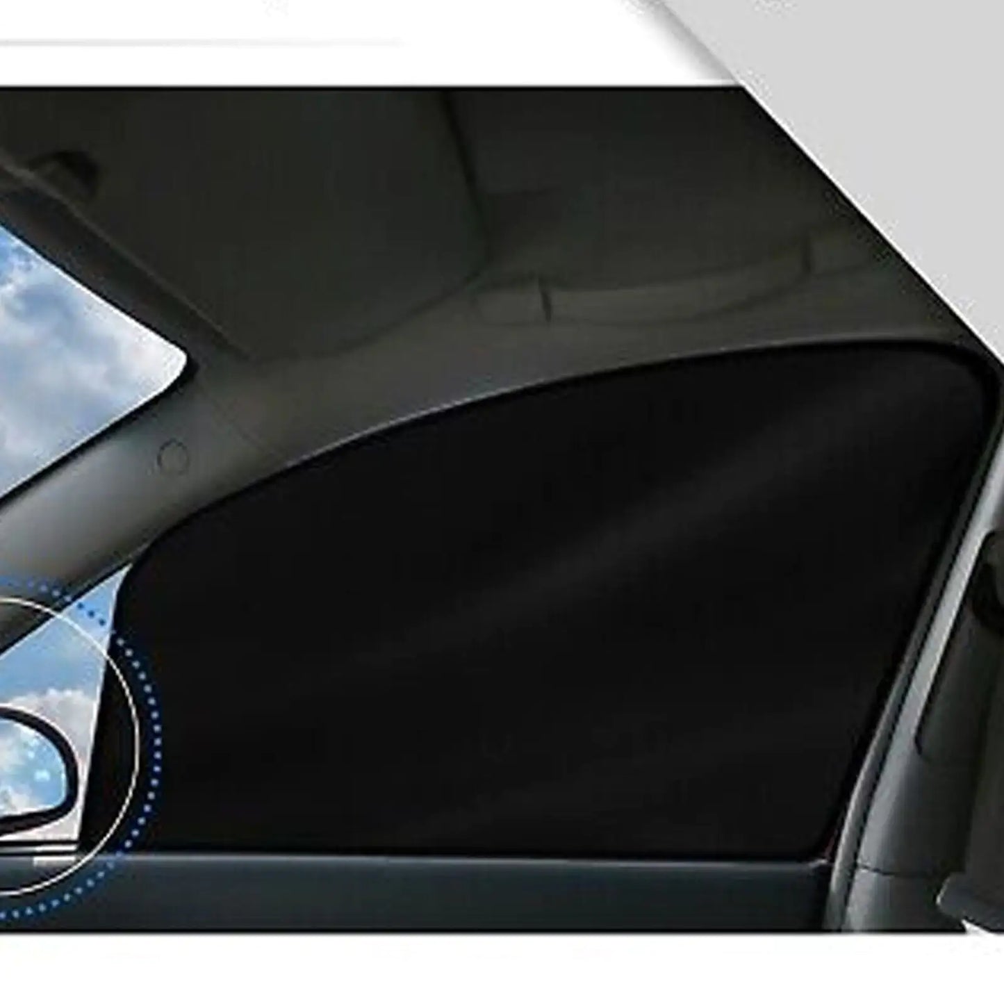 4X Magnetic Car Side Front Rear Window Sun Shade Cover Mesh Shield Protection UV