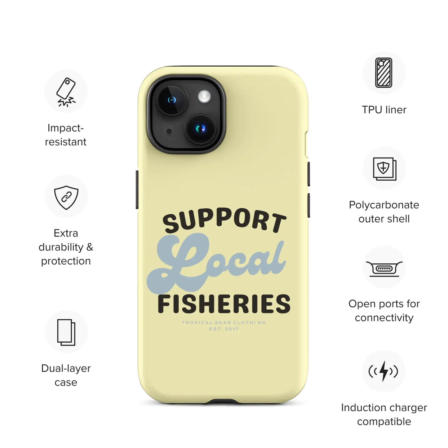 Coque robuste pour pêche locale pour iPhone®