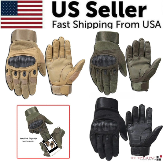 Tactique Moto Motocross Gants à doigts complets Moto Équitation Racing Mittens