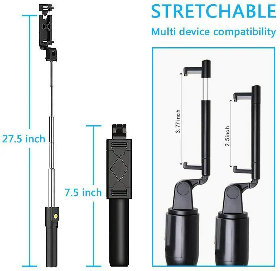 Selfie Stick Trépied Support de bureau à distance Support de téléphone portable pour iPhone Samsung US
