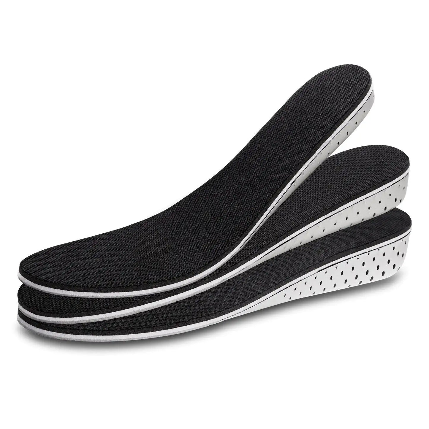 Hommes Femmes Invisible Height Increase Insoles Heel Lift Taller Shoe Inserts Pad US
