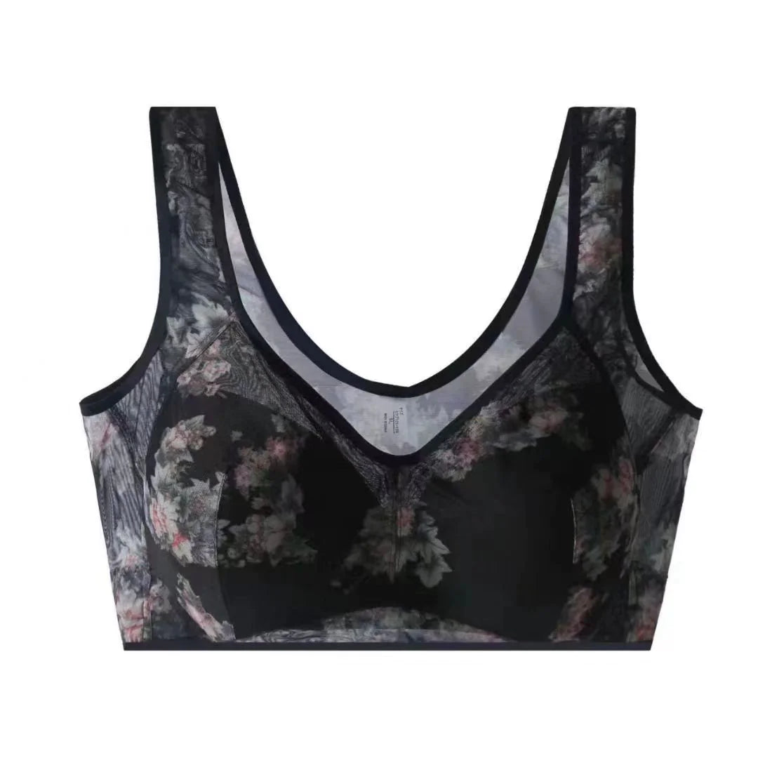Soutien-gorge confort sans fil Floral Breeze : élégance sans effort et soutien toute la journée