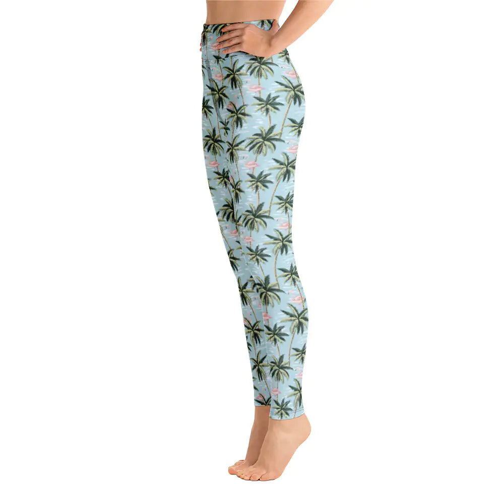 Leggings de yoga Flamingo tropical pour femmes