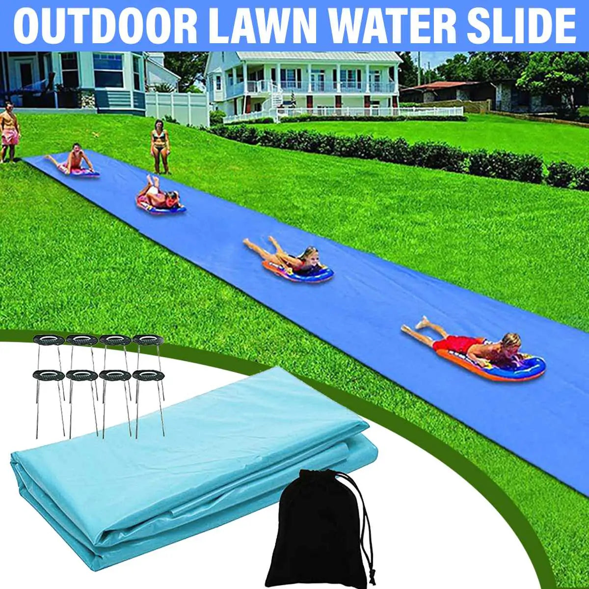 Toboggan aquatique géant
