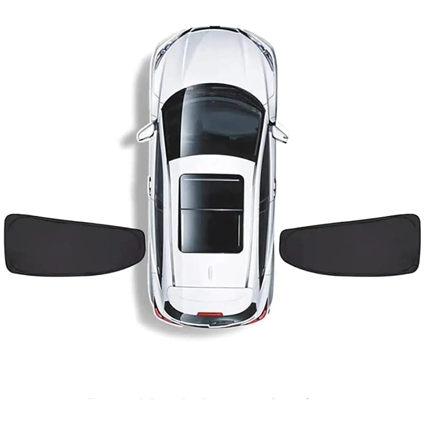 4X Magnetic Car Side Front Rear Window Sun Shade Cover Mesh Shield Protection UV