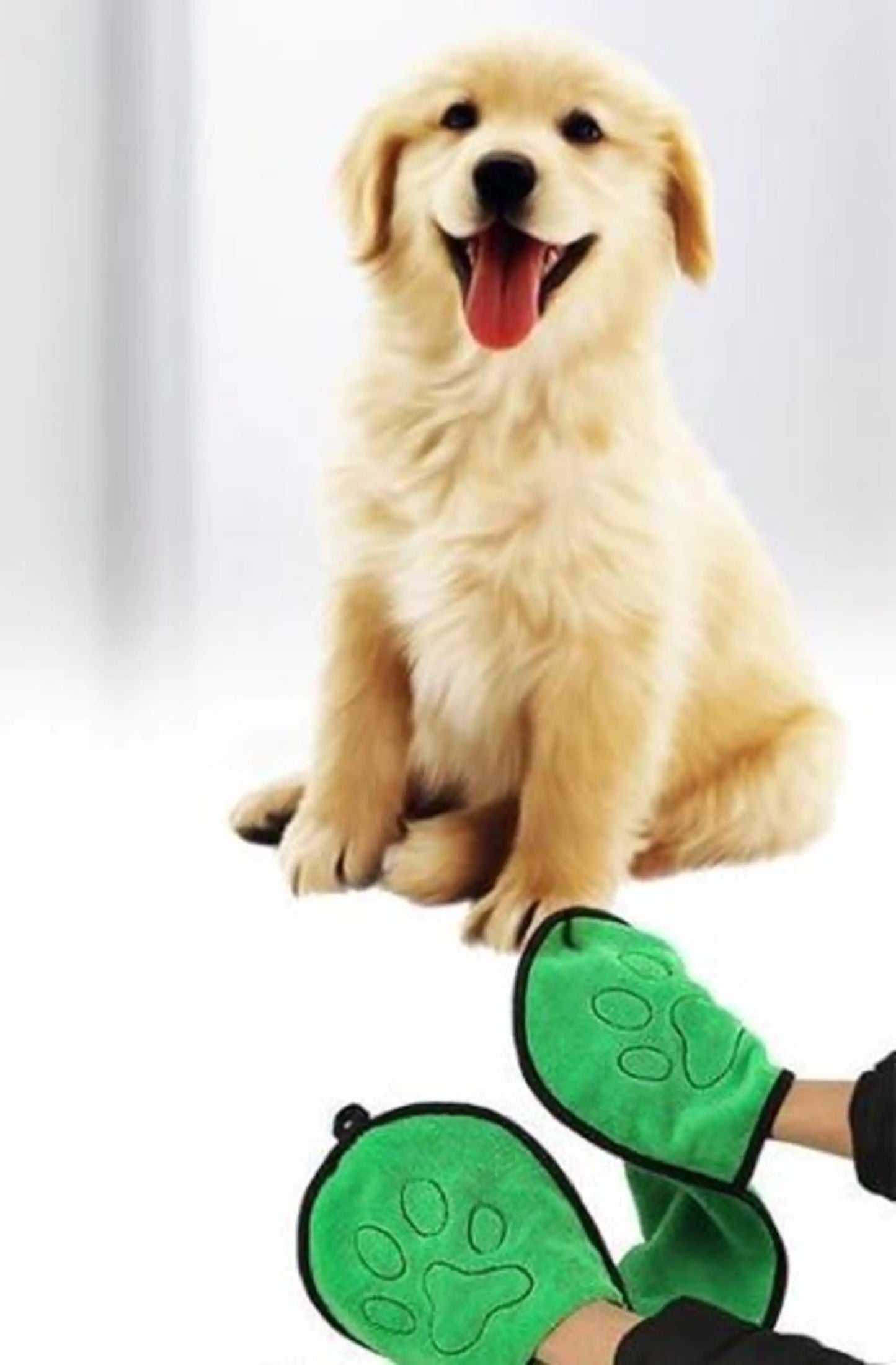 Animaux de compagnie BeNat. Serviette de bain pour chien Design à double poche