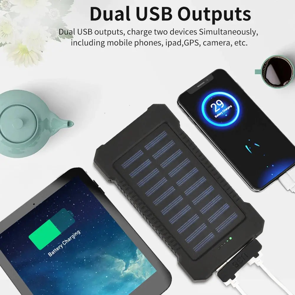 BANQUE D'ÉNERGIE SOLAIRE USB