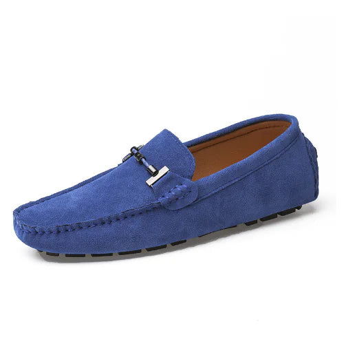 Aménatez votre style avec de luxueuses chaussures pour hommes en daim de vachette véritable !