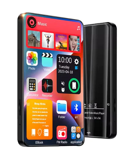 Lecteur MP3 Bluetooth 4 pouces avec haut-parleur intégré