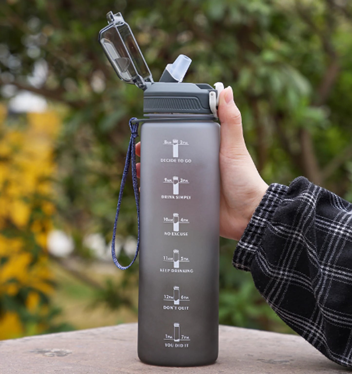 Bouteille d'eau de 1 litre-Ombre