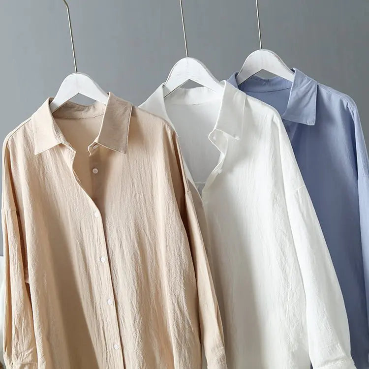 Robe chemise surdimensionnée