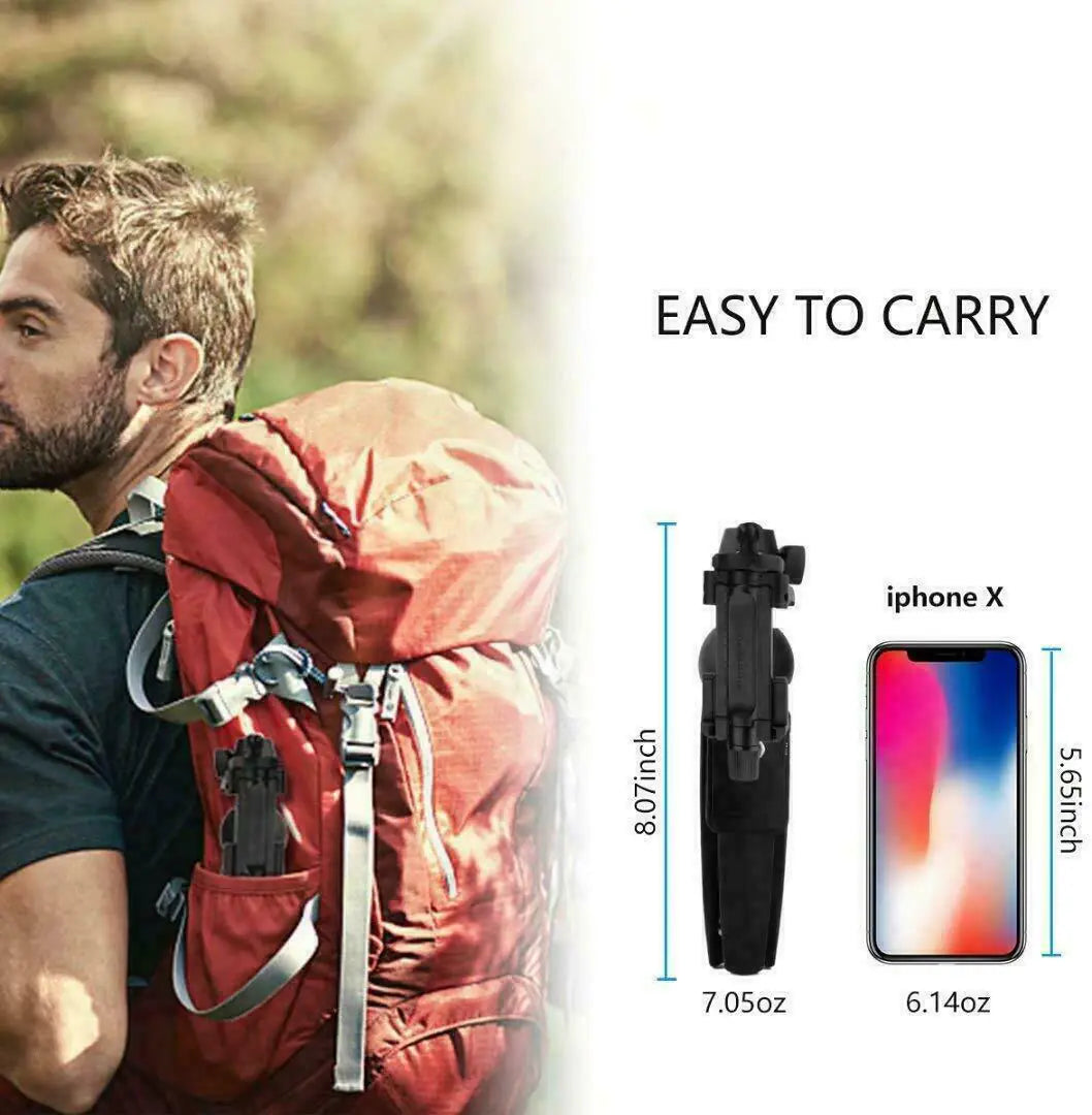 Selfie Stick Trépied 40" Bluetooth Remote Portable pour iPhone et téléphones Android