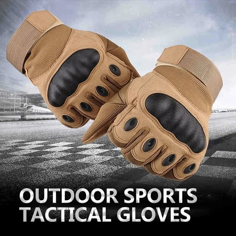 Tactique Moto Motocross Gants à doigts complets Moto Équitation Racing Mittens