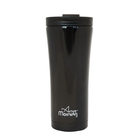 N'importe quel matin SI231905 Tasse de voyage, 15 oz, noir