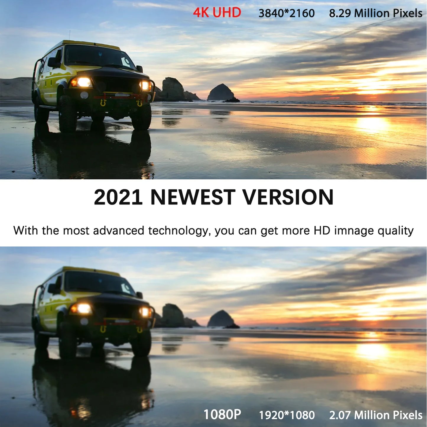 5600Miles Antenne TV améliorée HDTV Amplifiée Numérique 4K 1080P Longue Portée Intérieur