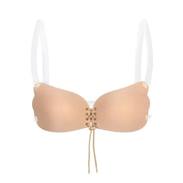 Soutien-gorge en silicone push-up invisible