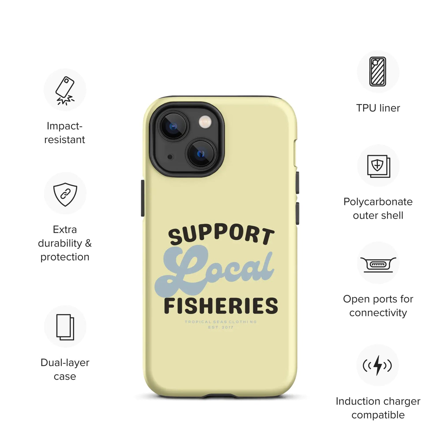 Coque robuste pour pêche locale pour iPhone®