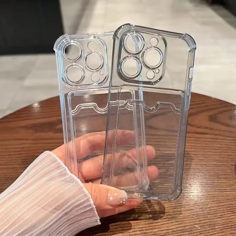Coque de téléphone Soft Card Holder pour iPhone