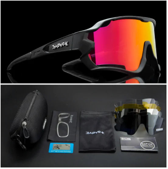 Lunettes de cyclisme polarisées