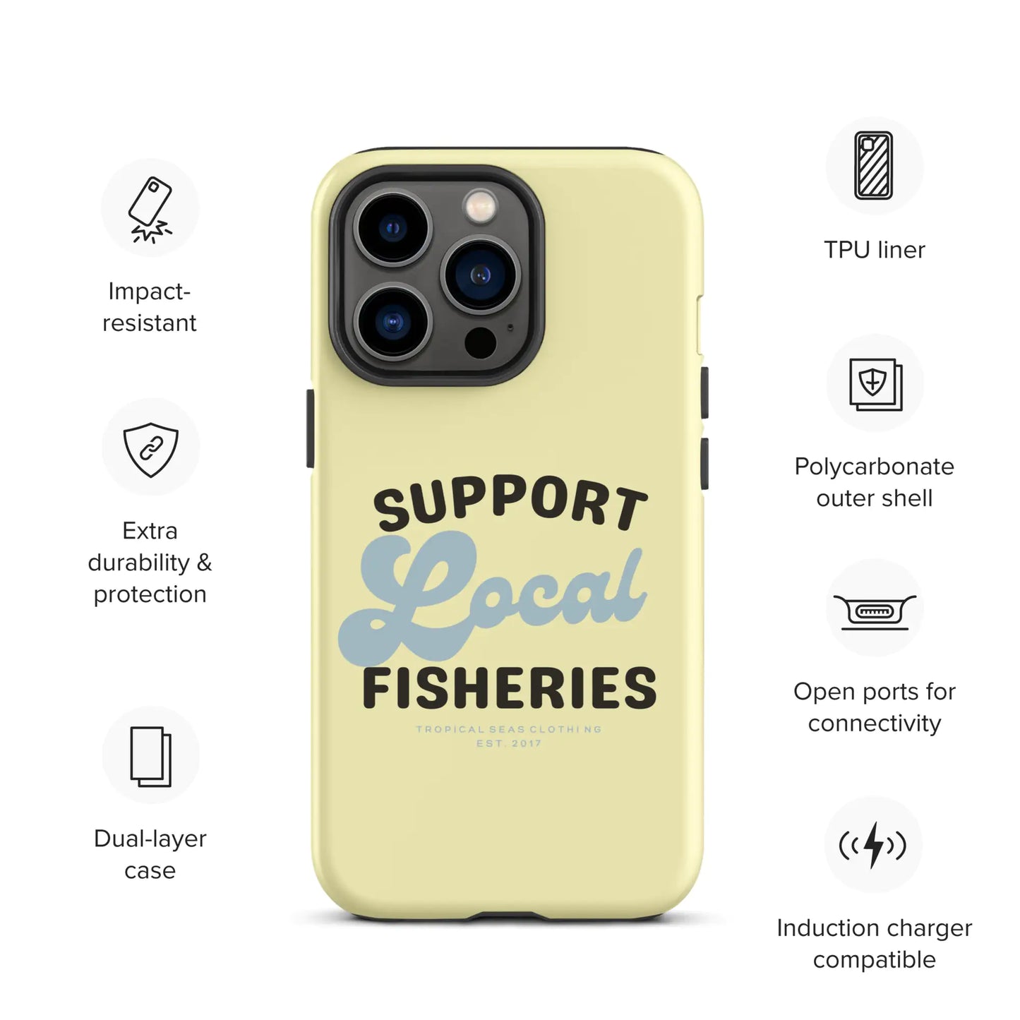 Coque robuste pour pêche locale pour iPhone®