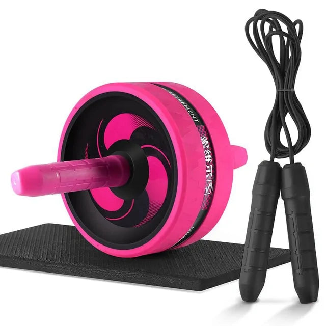Ensemble 2-en-1 Ab Roller et corde à sauter