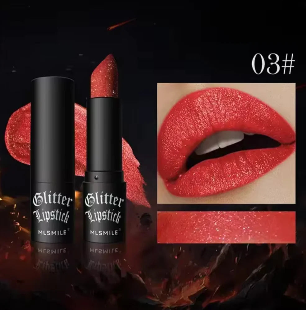 Glitter Luxe : Collection de rouges à lèvres imperméables à l'humidité de 7 couleurs