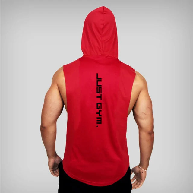 Débardeur à capuche de gym