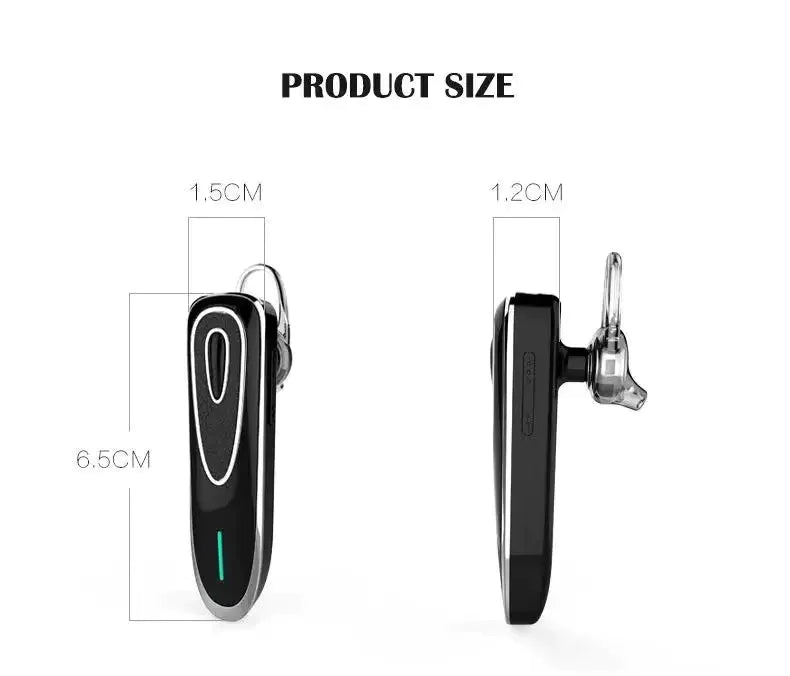 Écouteur Bluetooth Sans Fil Mains Libres Casque Casque Casque Microphone