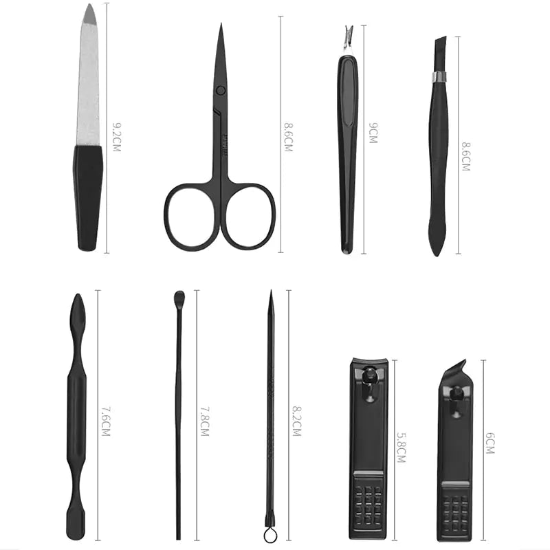 Ensemble de pédicure de manucure