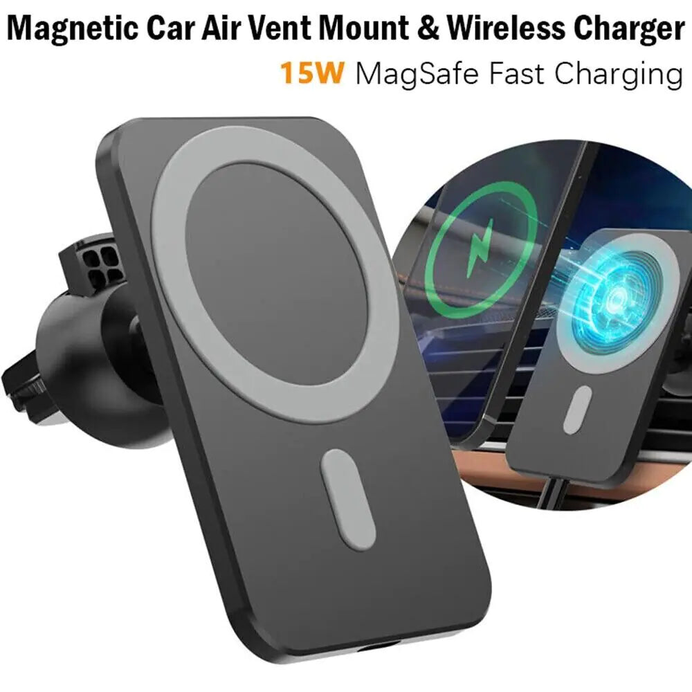 Support de montage de voiture pour chargeur sans fil magnétique pour iPhone 12 13 14 Pro Max MagSafe