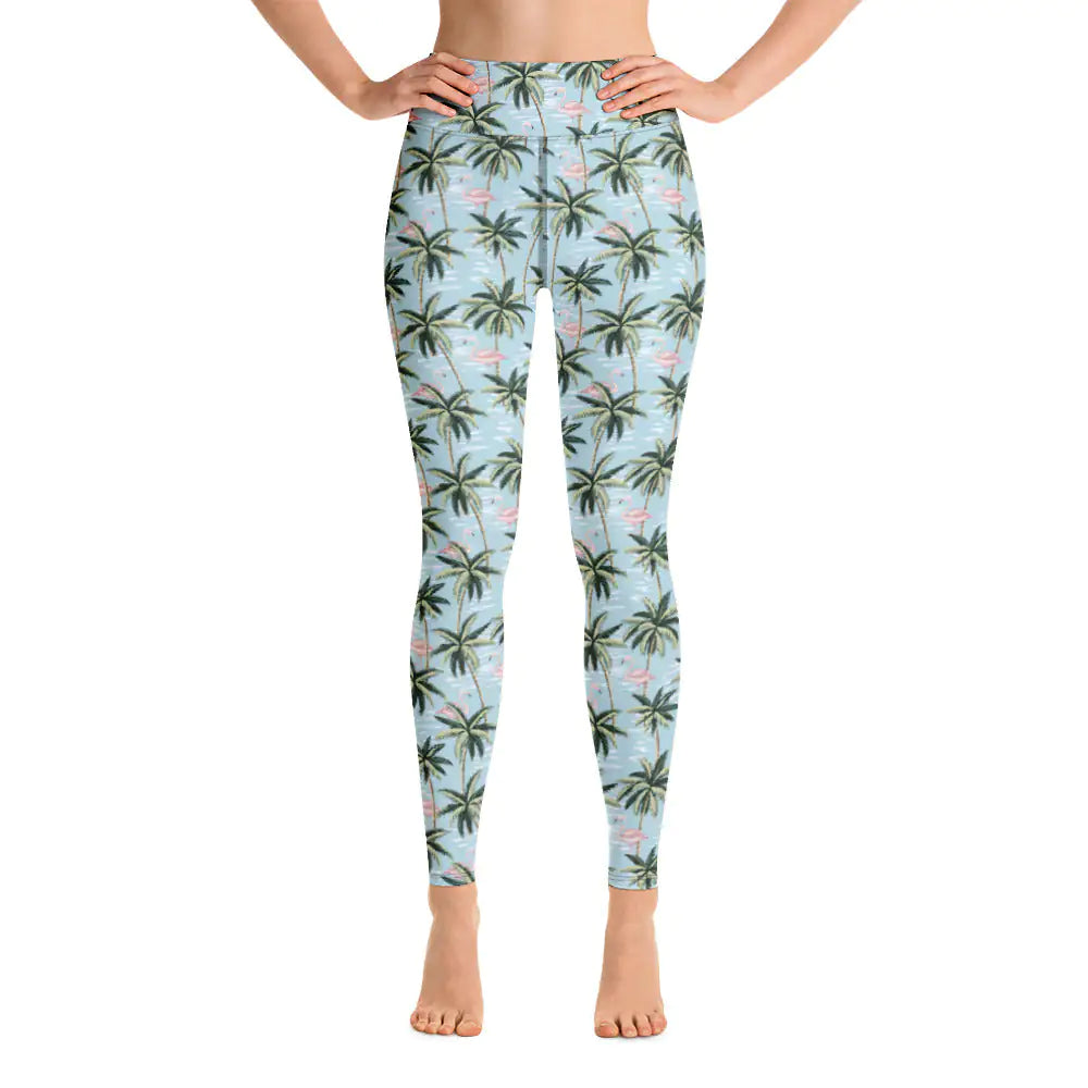 Leggings de yoga Flamingo tropical pour femmes