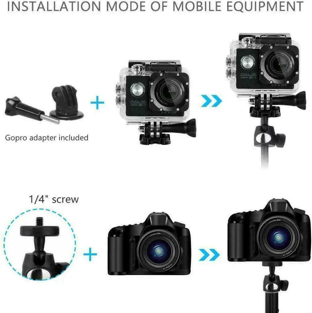 Selfie Stick Trépied 40" Bluetooth Remote Portable pour iPhone et téléphones Android