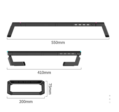 Support pour moniteur multifonction et ordinateur portable