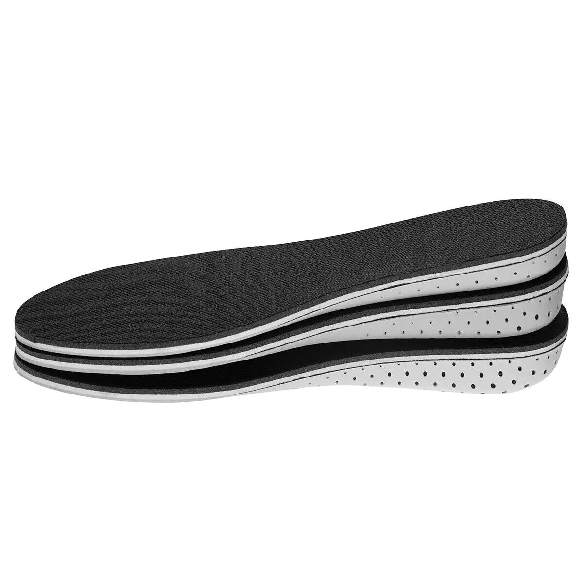 Hommes Femmes Invisible Height Increase Insoles Heel Lift Taller Shoe Inserts Pad US