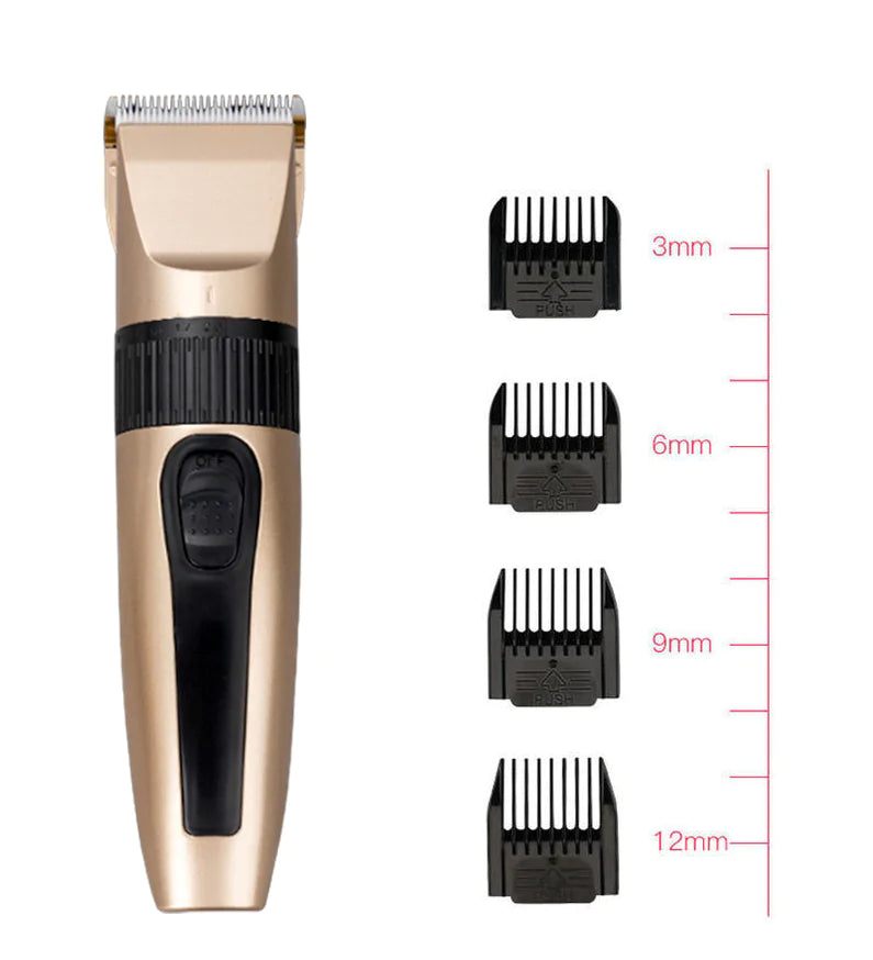 Tondeuses à cheveux professionnelles Trimmer Mens Barber Hair Cutting Kit Machine sans fil