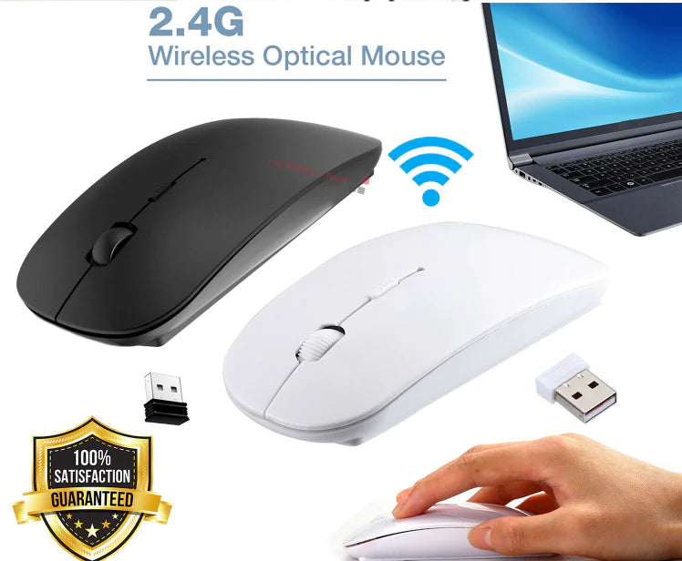 Souris Optique Sans Fil USB 2,4 GHz Pour Apple Mac Macbook Pro Air PC