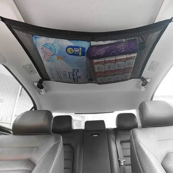 Filet de rangement pour plafond de voiture