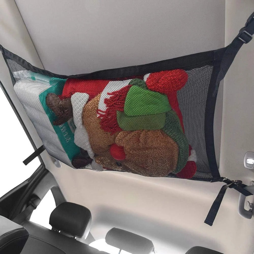 Filet de rangement pour plafond de voiture