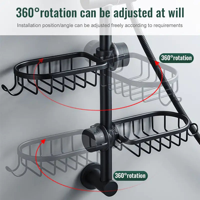 Étagères de salle de bain Organisateur Rack Rangement