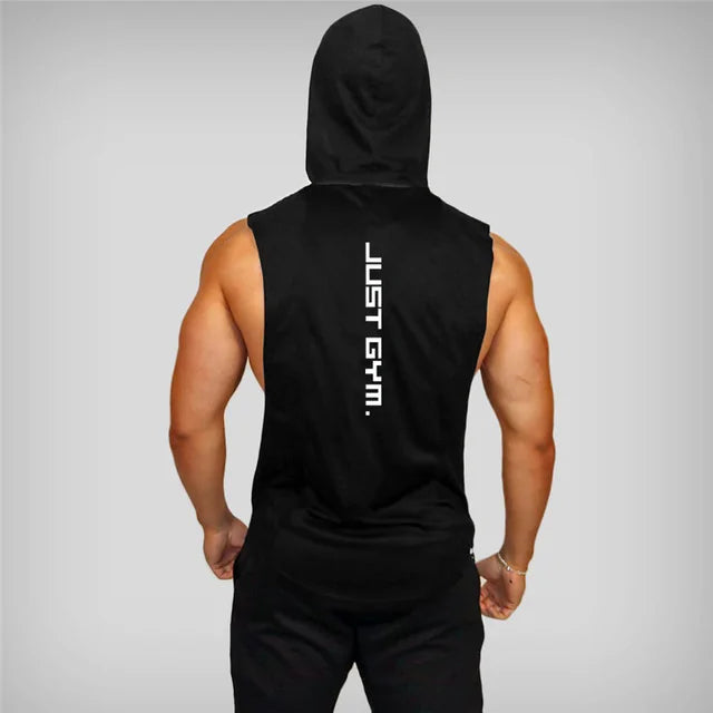 Débardeur à capuche de gym