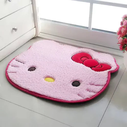 Tapis de sol Kawaii Kitty à séchage rapide