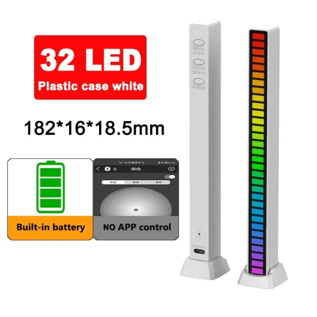 Lumière LED de contrôle du son de la musique