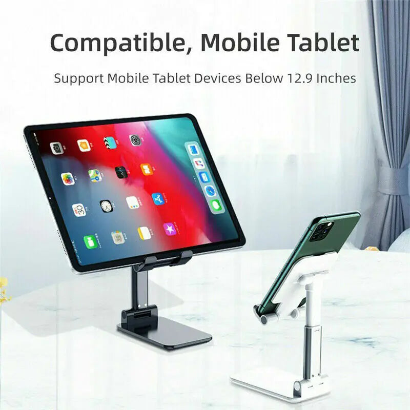 Support de tablette de téléphone portable réglable Support de bureau Support de téléphone portable iPad iPhone