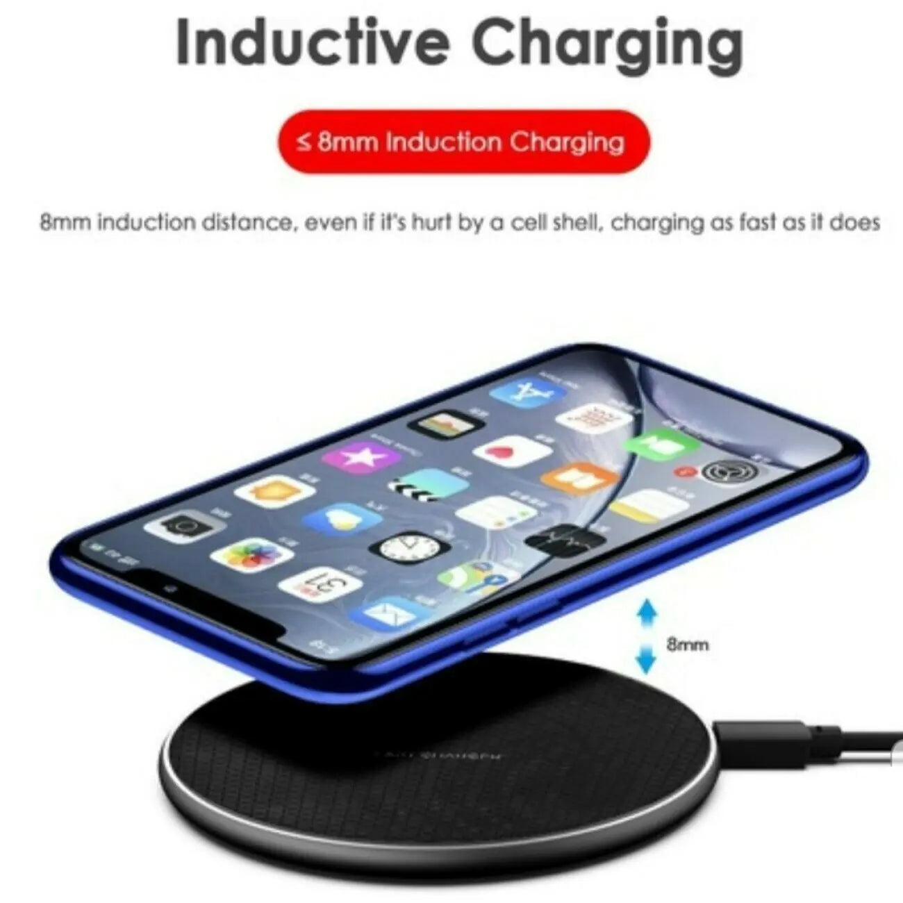 Chargeur sans fil de 20 W Chargeur rapide pour Samsung iPhone XS Max X XR 12 13 Pro