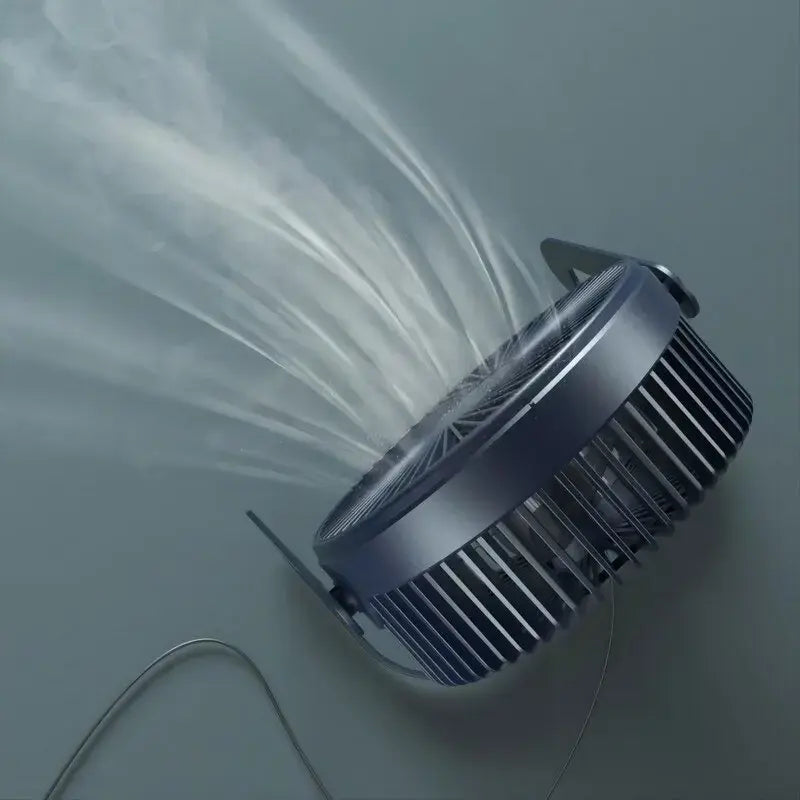 Ventilateur de bureau rotatif à 360°