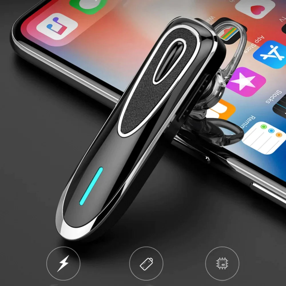 Écouteur Bluetooth Sans Fil Mains Libres Casque Casque Casque Microphone