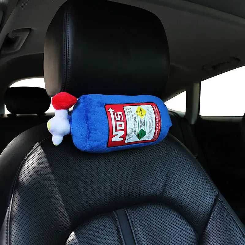Oreiller de voiture pour bouteille d'azote